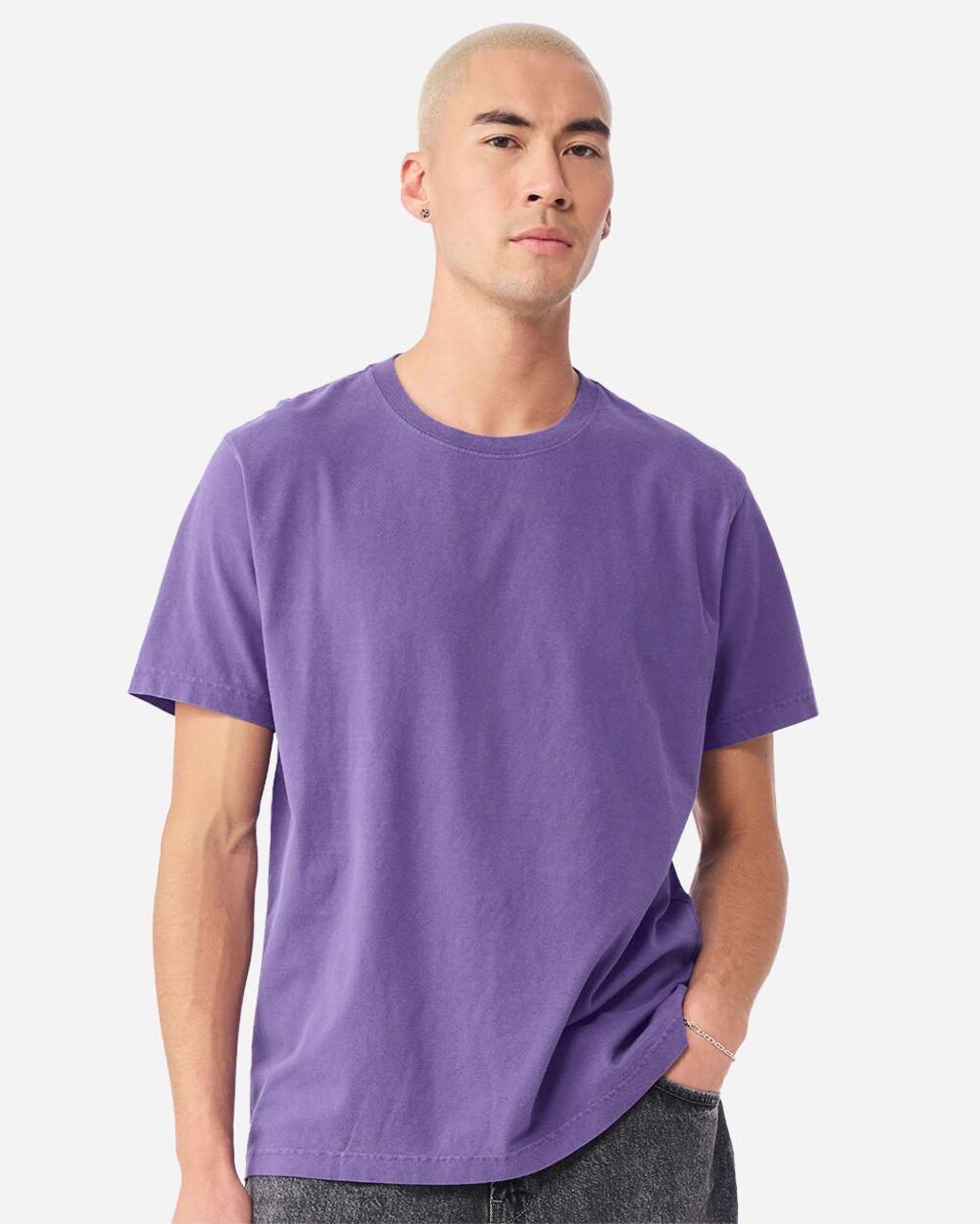 BELLA + CANVAS Robust Unisex Garment Dyed Heavyweight Tee with Relaxed Fit and Structured Cotton
